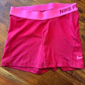 Nike pro biker shorts size medium